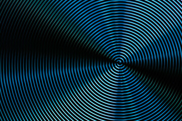 spiral blue metal textured background