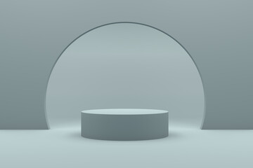 Abstract Podium, Rock Stone Platform Minimal Product Presentatiton, 3D, 3D Render