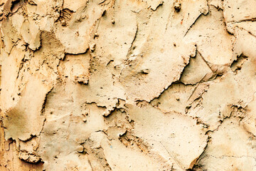 Texture of a concrete wall with cracks and scratches which can be used as a background