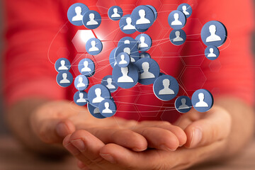Unity group and teamwork concept