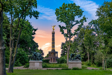 Obraz premium Die Siegessäule in Berlin