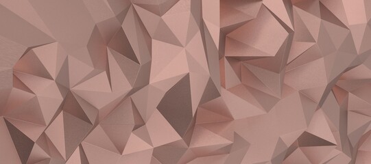 Luxurious VIP Invitation template with gold polygon background