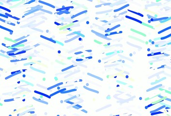 Light Green, Yellow vector background with stright stripes.