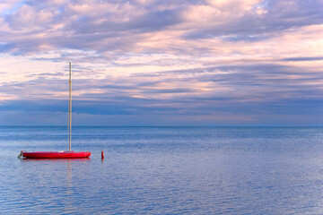 boat on the sea