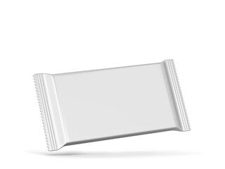 Blank flow pack mockup