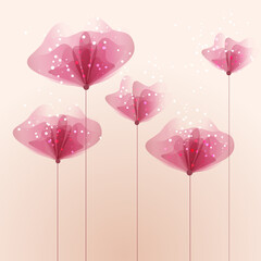 vector background with Flowers