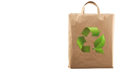 Shopping paper bag design for casual