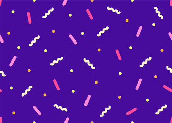 Party decoration. Vector illustration in flat design.