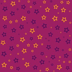 Colorful geometric stars background. Abstract pattern background. Shapes pattern. Colorful wrapping paper. Halloween pattern.