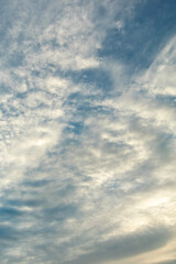 blue sky with clouds