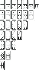 Domino Set Clipart Graphic