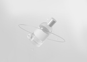 Flying perfume bottle packaging product