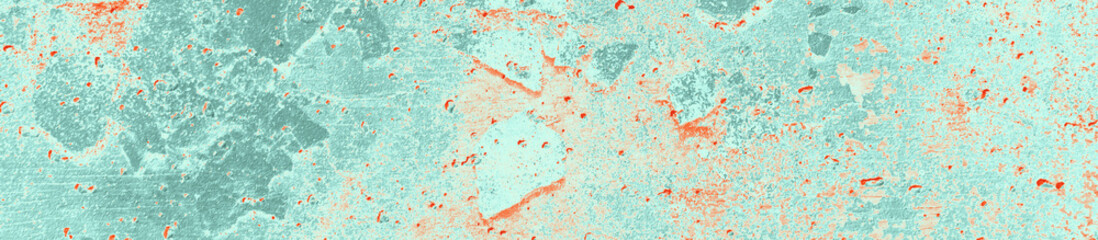 abstract red, orange, celadon and aquamarine colors background for design