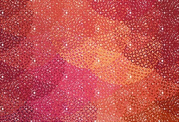 Fototapeta premium Light Red, Yellow vector background with spots.