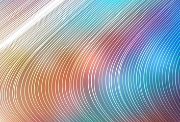 Light Blue, Yellow vector texture with colored lines.