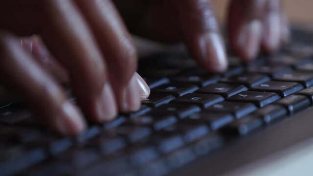 Computer keyboard close up