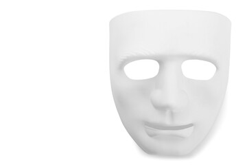 Guy Fawkes mask on white background