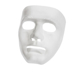 Guy Fawkes mask on white background