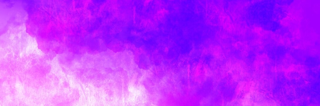 Abstract background painting art with purple splash dirty paint brush for presentation, website, halloween poster, wall decoration, or t-shirt design.