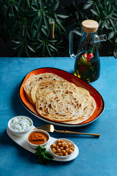 Traditional Indian flatbread paratha