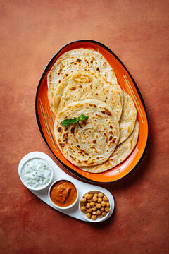 Traditional Indian flatbread paratha