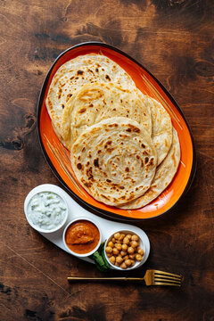 Traditional Indian flatbread paratha