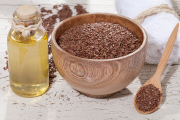 Linum Usitatissimum - Organic Linseed Oil And Flax Seeds