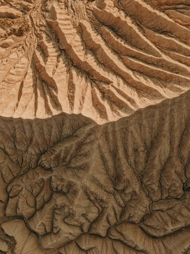 Aerial view of the Bardenas Reales Desert 
