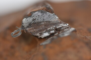 cut iron meteorite, in Bistrita Romania 2021