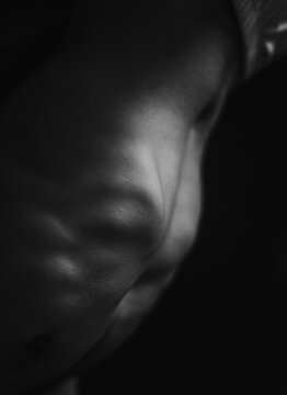 Thin male body