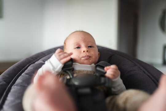 Baby on his seat