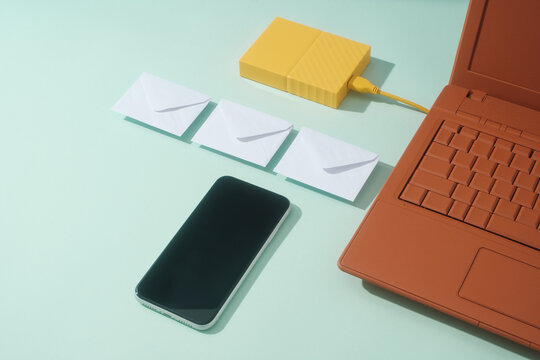 Technology And Communication Still life Concept