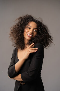 Portrait of a beautiful black woman