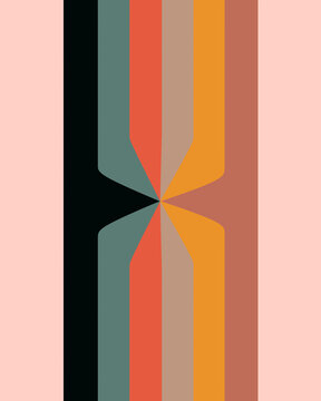 Sleek Striped Abstract Graphic