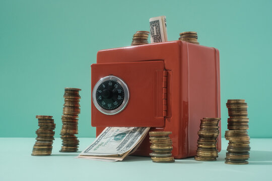 Money Savings And Currency Concept