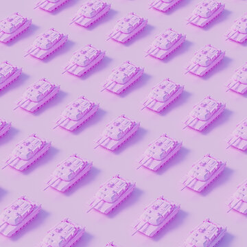 Tanks in a pattern