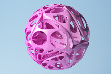 Pink surreal sphere