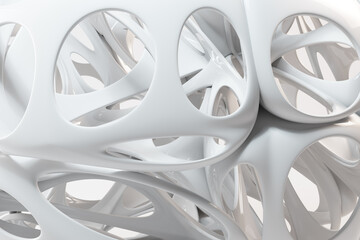 White net background