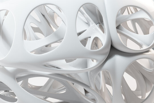 White net background