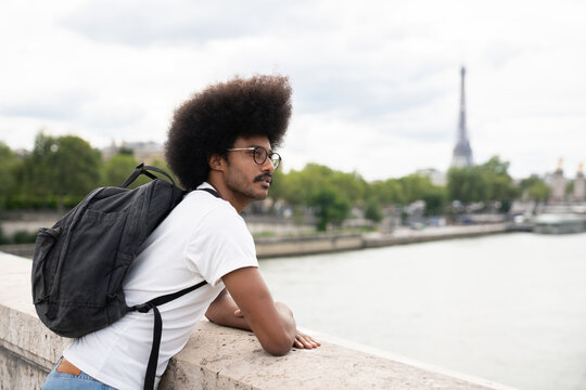 Enjoying View From The Bridge Of Paris