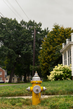 Fire Hydrant on Sidewalk