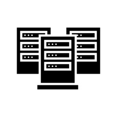 Server icon vector
