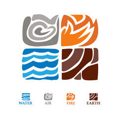 logo wind fire water earth air