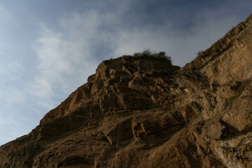 Partially Clouded Sky over the mountains