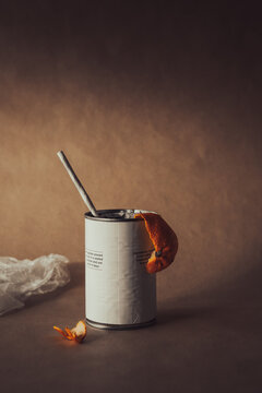 Mocktail drink still life using rubbish