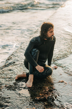 Portrait of a male surfer