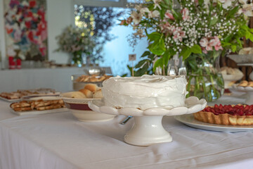 cake on a table