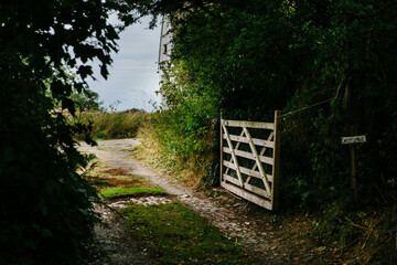 Coastal cottage gate