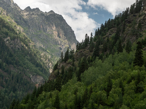 Nature shot in remote mountain area