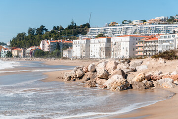 View of Lisbon beach